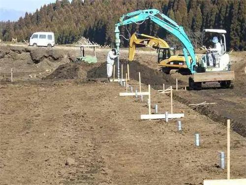 神农架地桩施工现场